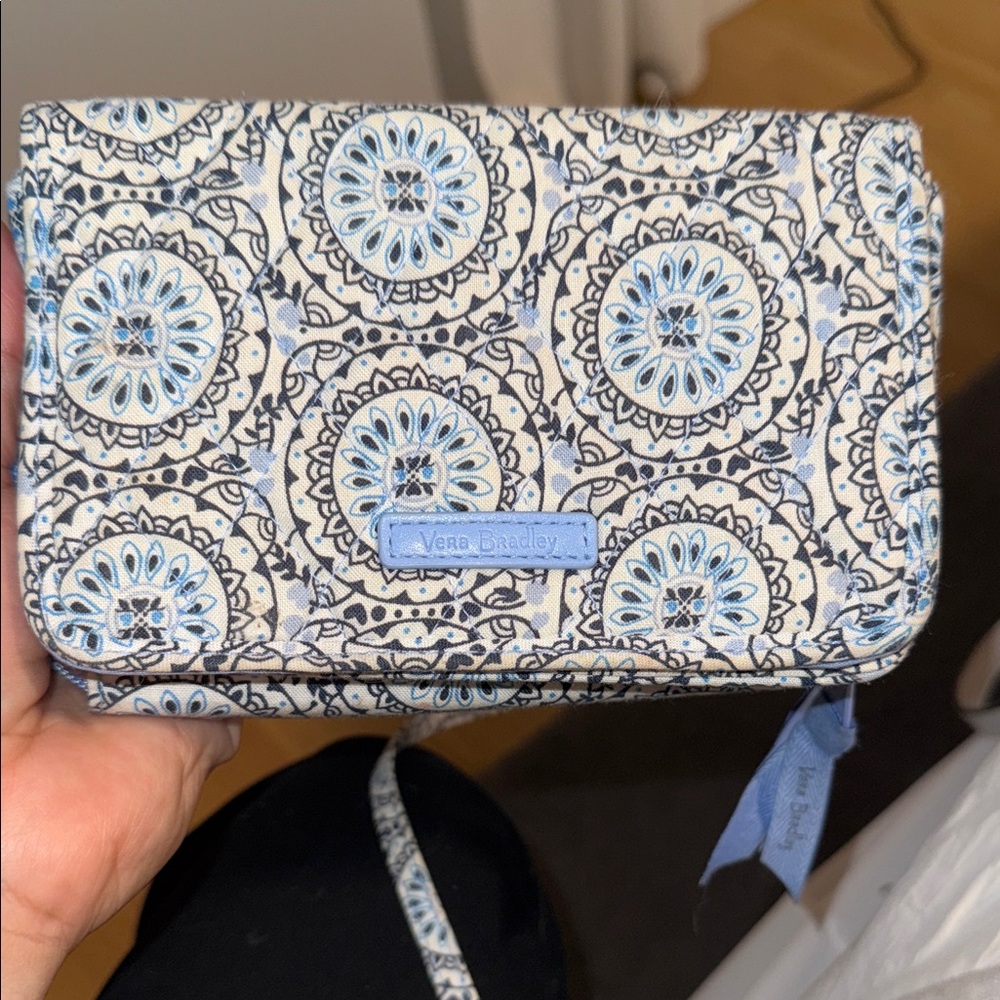 Vera Bradley Blue and White Patterned Wallet